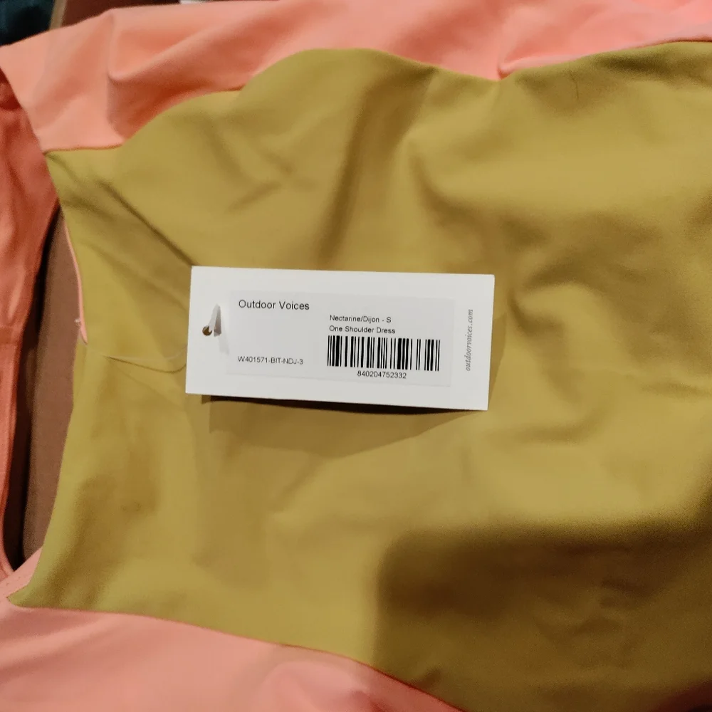 NWT outdoor voices one shoulder dress - small - Picture 2 of 2